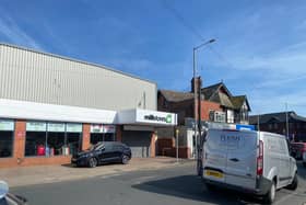 The signs have gone up for a new discount department store opening at the former Wilko in Cleveleys