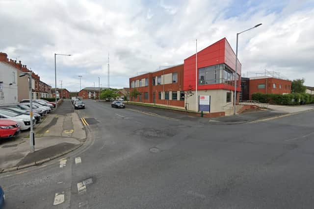 The boy was hit by a car near the fire station in Radcliffe Road, Fleetwood at around 6pm on Thursday
