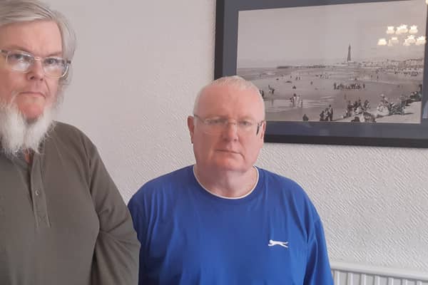 Gary Cooper (left) with Chris Mellor (credit Local Democracy Reporting Service)