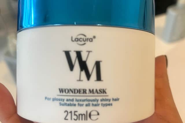 The Lacura Wonder Hair Mask which smells like summer in a jar. 