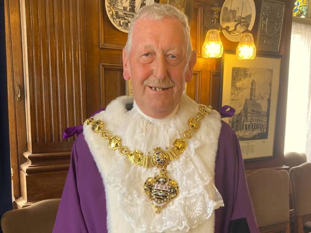 New Blackpool Mayor Coun Peter Hunter (credit Blackpool Council)