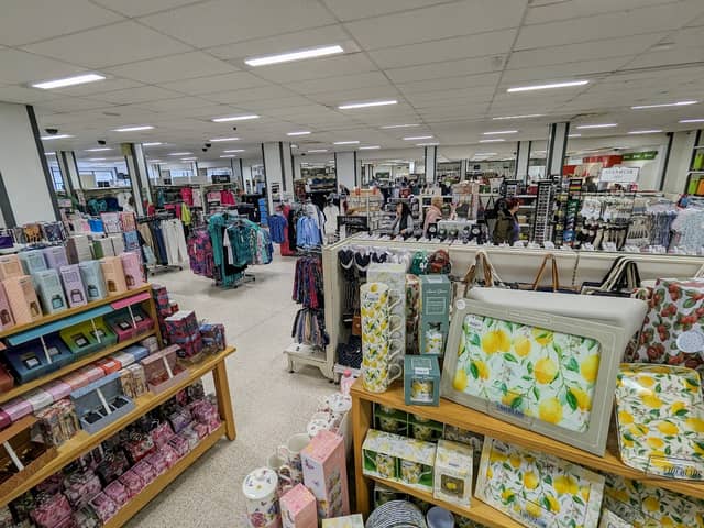 Shoppers were queueing before the doors opened for a first look inside Cleveleys new Millstores in Nutter Road, just off Victoria Road West - formerly occupied by Wilko