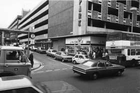 Winifred Street junction with Albert Road, Blackpool, 1980