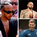 Lewis Hamilton, Tyson Fury and James Anderson feature