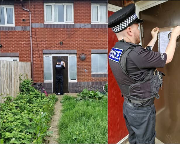 A house in Fleetwood was served with a closure order following reports of persistent anti-social behaviour (Credit: Lancashire Police)