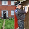 A house in Fleetwood was served with a closure order following reports of persistent anti-social behaviour (Credit: Lancashire Police)