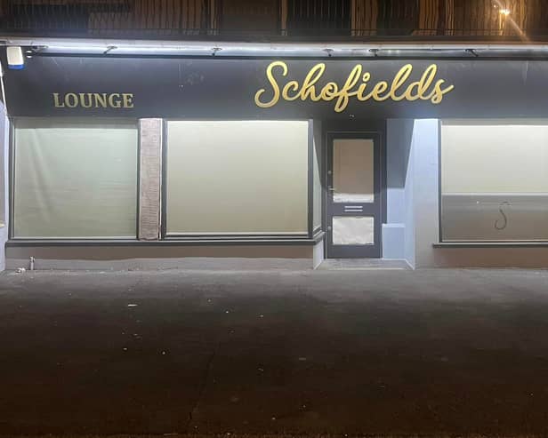 Signage has went up for family-run Schofield's Lounge Bar in Blackpool.