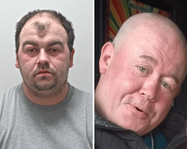 Harry Fowle (left) went to the aid of two women being harassed by a drunk and went too far, Preston Crown Court was told. He punched Anthony Harley (right) and he fell and banged his head. He died a month later in hospital