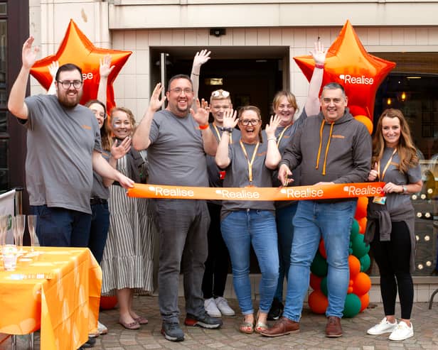 The ribbon is officially cut at Blackpool Skills Hub
