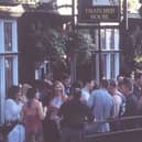 A summer night outside The Thatched House