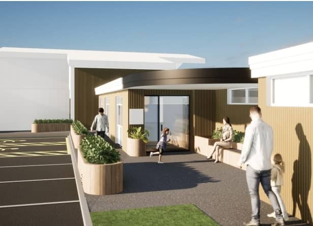 Artist's impression of new facilities at Park School (Cassidy and Ashton)