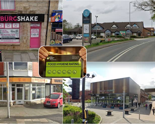 57 businesses in Lancashire given new food hygiene ratings