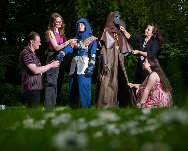 Blackpool sixth Form students makeover the Blackpool Tower Dungeons' Plague Doctor