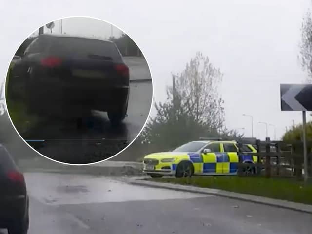 Watch as Reece Newman - a 'dangerous' driver - tries to get away from police.