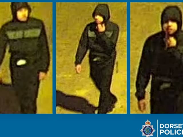 Dorset Police release image of suspect in murder and stabbing in Bournemouth