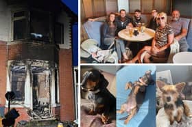 A house fire at the Sandersons' home in Cleveleys has sadly resulted in the loss of their three dogs.