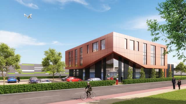 Artist's impressions of the Silicon Sands development (credit Cassidy and Ashton)