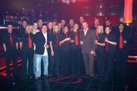 Staff at the opening night of the newly refurbished Residence nightclub in Poulton.