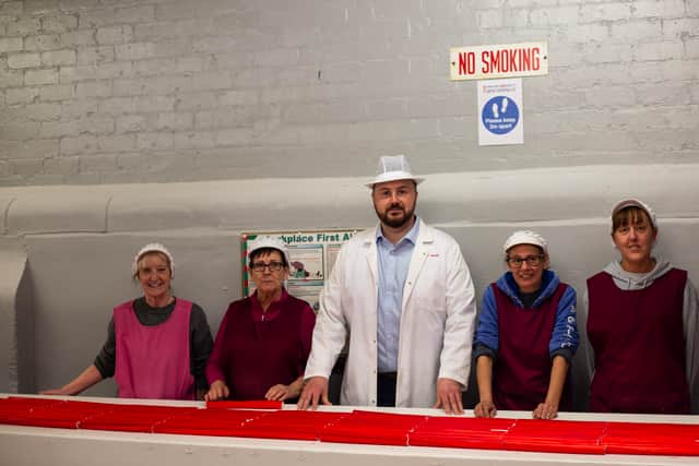 Chris Webb with staff