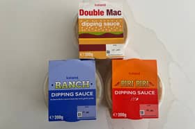 Iceland dipping sauces available for £1.50 each
