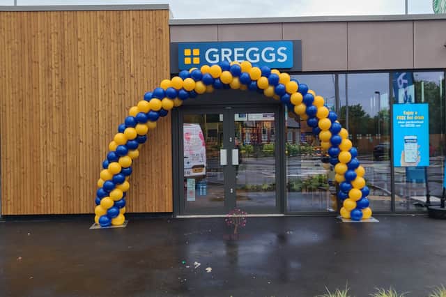 The new Greggs store opened its doors in Freckleton earlier today.