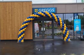 The new Greggs store opened its doors in Freckleton earlier today.