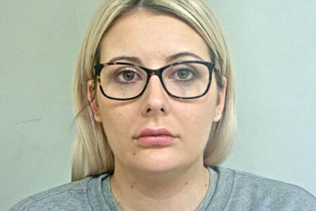 Kirstie Hanson, 33, was sentenced to 18 months custody (Credit: Lancashire Police)
