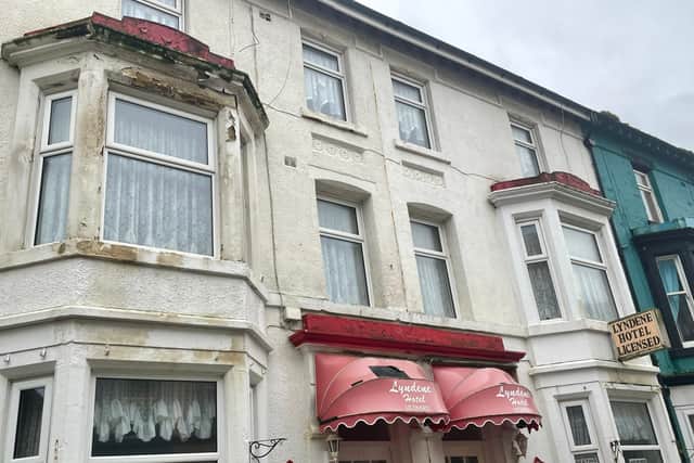 Rundown former guesthouses in Foxhall