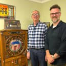 Stewart Jackson, left, and Charles Hanson, owner of Hansons Auctioneers