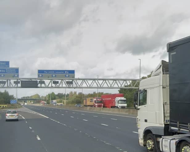 A motorcyclist suffered ‘serious injuries’ after a crash on the M6 northbound near junction 32 (Credit: Google)