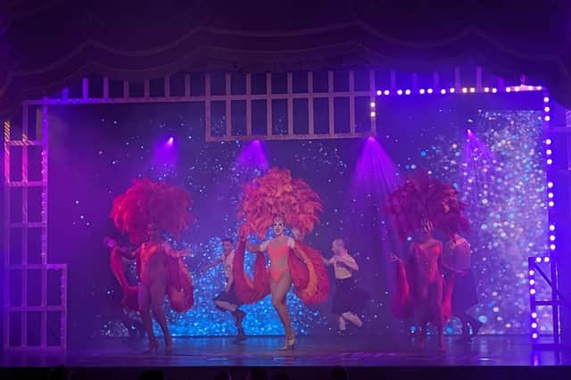 Blackpool's Funny Girls in action