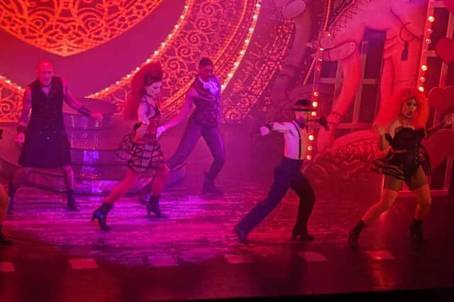 Blackpool's Funny Girls in action