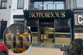A bar in Blackpool has teamed up with a local distillery to serve unique flavours of rum, gin and vodka