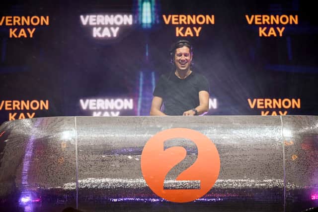 Vernon Kay on the DJ Stage at Radio 2 In The Park last year.