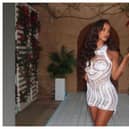 Love Island’s Maya Jama once again stole the show in a white crochet mini dress. Picture:mayajama/Instagram