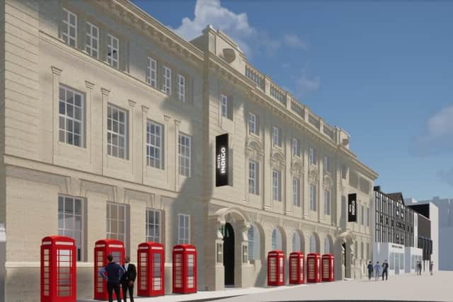 Artists impression of the proposed Indigo Hotel