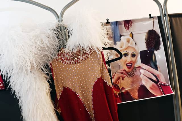 The exhibition is on collaboration with Funny Girls