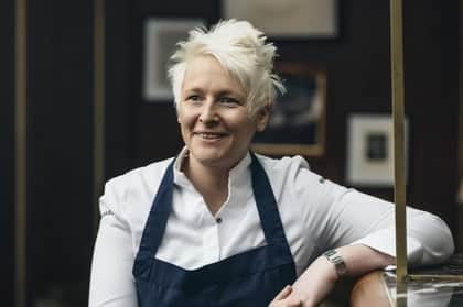 Lisa Goodwin-Allen’s Michelin starred Northcote in Langho, was ranked number 74.