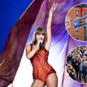 Taylor Swift arrives in Liverpool this week. Images via Getty