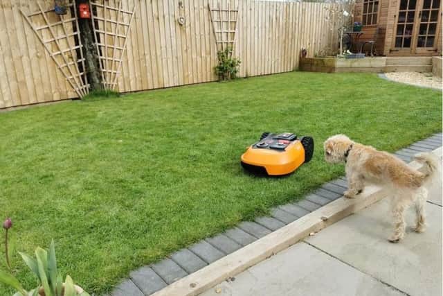 The Worx Landroid robot lawnmower