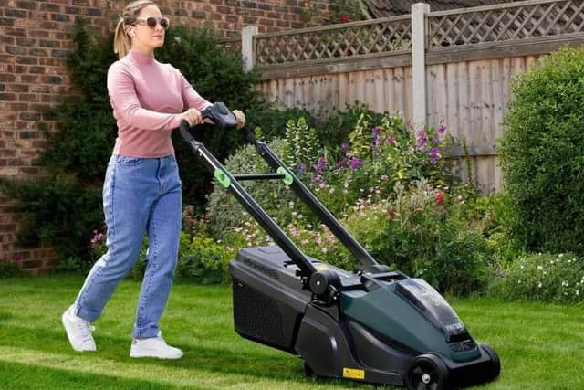 The Hayter Hawk 36 Cordless Lawnmower