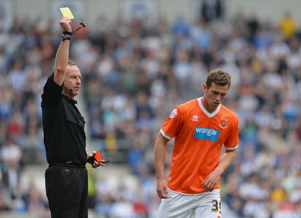 Harrison McGahey played for Blackpool in 2014. He has now transferred to a club playing in the UEFA Champions League. (Photo by Mike Hewitt/Getty Images)