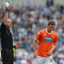 Harrison McGahey played for Blackpool in 2014. He has now transferred to a club playing in the UEFA Champions League. (Photo by Mike Hewitt/Getty Images)