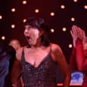 Linda Adams (with dance partner and Alexander Whyatt) won the Dance Floor Heroes event at Blackpool's Winter Gardens. Credit: Kick and Flick photography 