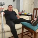 Martin Ingram Flowers (60) who broke his leg at work and was told by the DWP to quit his £40k a year job in order to claim benefits.