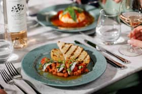 Salad of Borlotti Beans at Marco Pierre-White's Blackpool restaurant