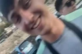 Jay was seen laughing and smiling in a Snapchat video the night before went missing
