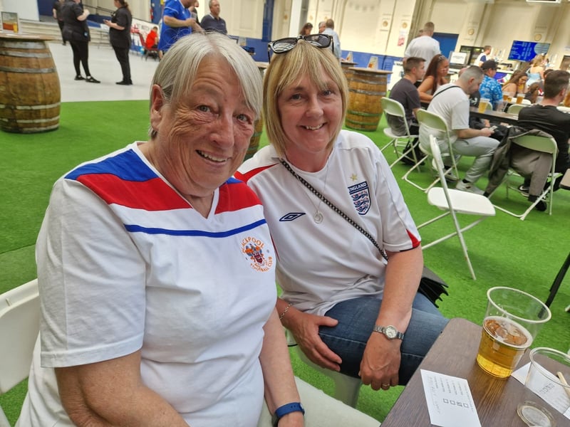 Hundreds gather at Lancashire's biggest Euros fanzone at the Winter Gardens Blackpool to support England