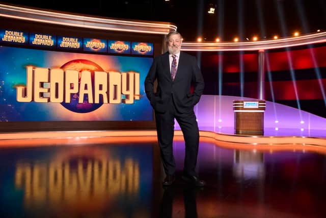 ITV is bringing back its reboot of classic game show Jeopardy!, hosted by Stephen Fry (Credit: ITV)