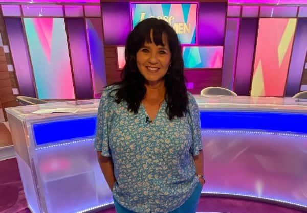 Coleen Nolan on the set of Loose Women today. Credit: @coleen_nolan on Instagram